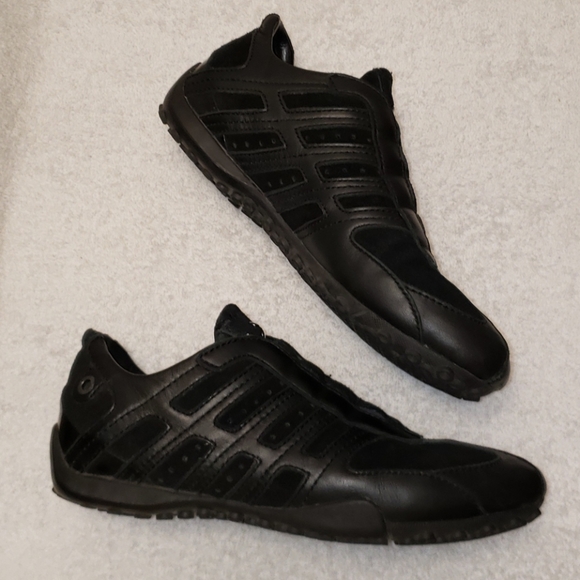 Ecco Snake Suede & Leather sneaker, black, 7 - Picture 5 of 13